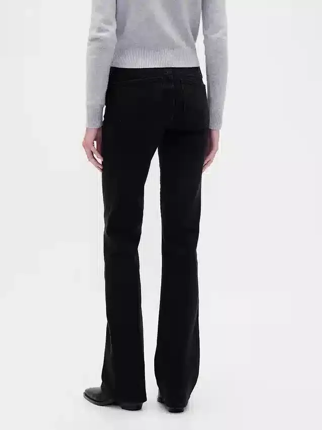 Lågmidjade, långa och smala Jeans med snörning