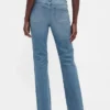 Lågmidjade, långa och smala Jeans med snörning
