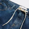 Lågmidjade, lösa 90-talsjeans med dragsko