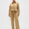 Lågmidjade, lösa 90-talsjeans med smal midja