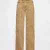 Lågmidjade, lösa 90-talsjeans med smal midja