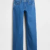 Lågmidjade, lösa jeans i 90-talsstil