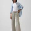 Lågmidjade, lösa och bekväma cropped-Jeans i 90-talsstil