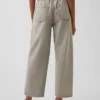 Lågmidjade, lösa och bekväma cropped-Jeans i 90-talsstil