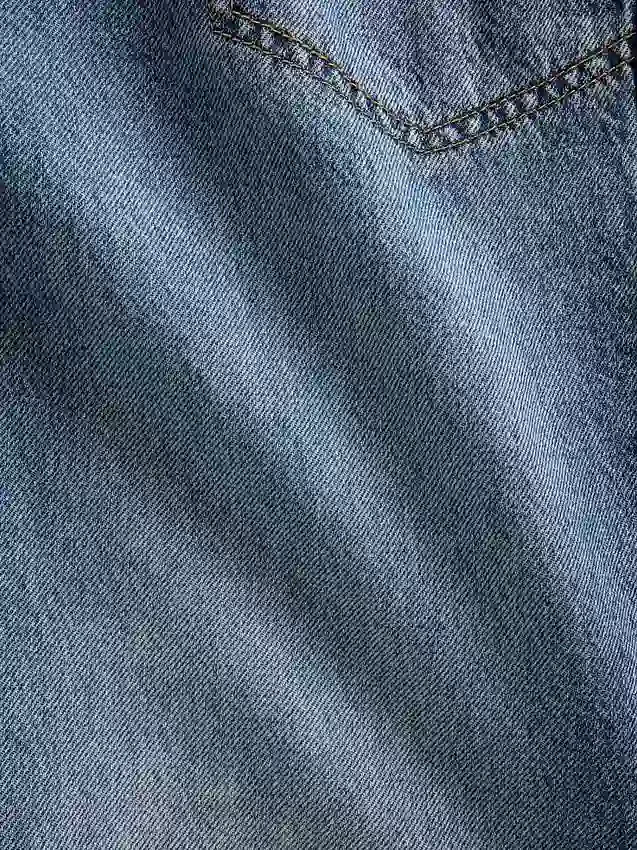 Lågmidjade, lösa och bekväma cropped-Jeans i 90-talsstil