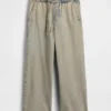 Lågmidjade, lösa och bekväma cropped-Jeans i 90-talsstil
