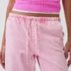 Lågmidjade, lösa och bekväma cropped-Jeans i 90-talsstil