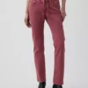 Lågmidjade, snörda 90-talsinspirerade smala raka Jeans