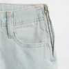 Lågmidjade, snörda jeans med avslappnad utsvängd passform för barn