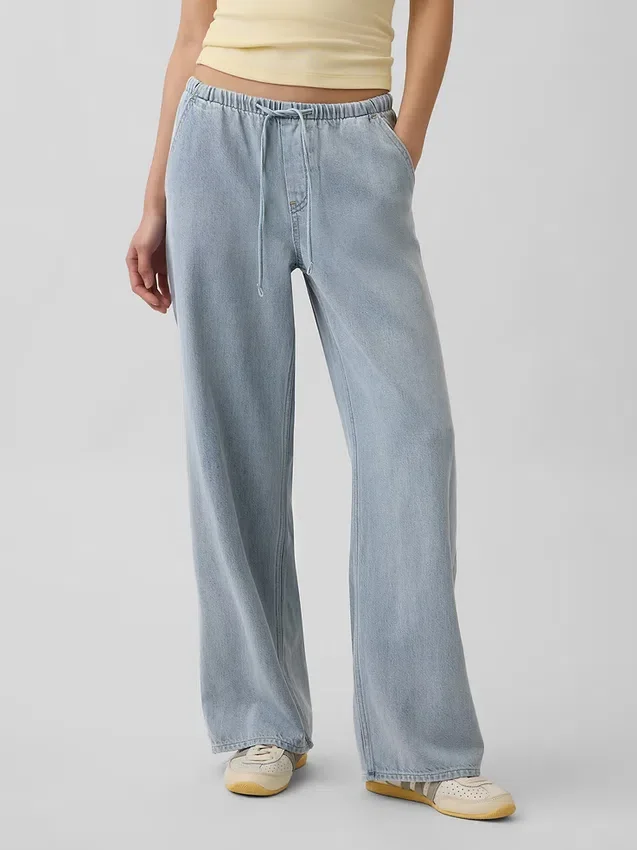 Lågmidjade, ultramjuka, avslappnade 90-talsjeans