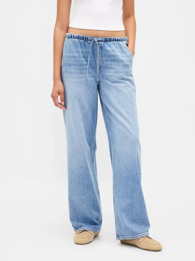 Lågmidjade, ultramjuka, avslappnade 90-talsjeans