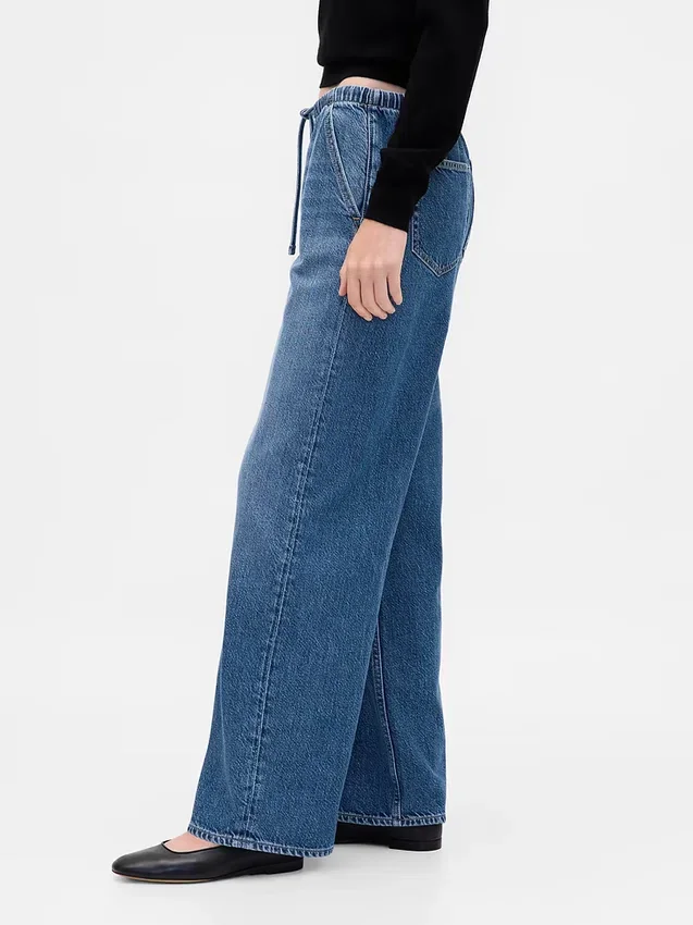 Lågmidjade, ultramjuka, avslappnade 90-talsjeans