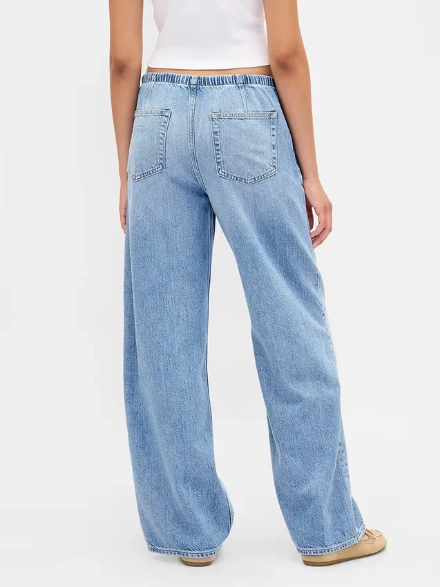 Lågmidjade, ultramjuka, avslappnade 90-talsjeans