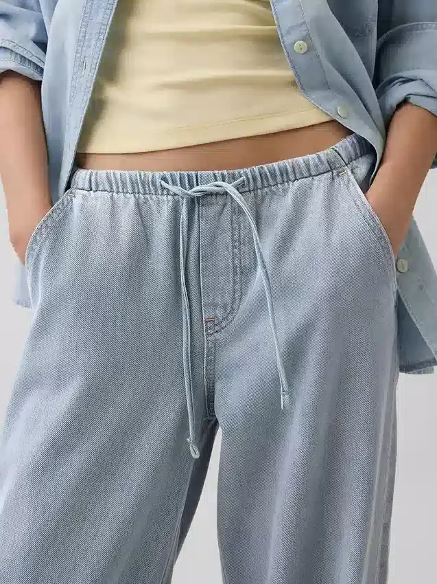 Lågmidjade, ultramjuka, avslappnade 90-talsjeans