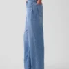 Lågmidjade, ultramjuka, lösa jeans i 90-talsstil