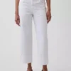 Lågt sittande, avslappnade cropped-Jeans