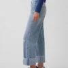 Lågt sittande, avslappnade cropped-Jeans