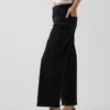 Lågt sittande, avslappnade cropped-Jeans