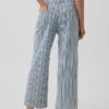Lågt sittande, avslappnade cropped-Jeans
