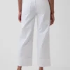 Lågt sittande, avslappnade cropped-Jeans