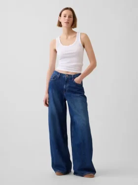 Lågt sittande, extra baggy Jeans