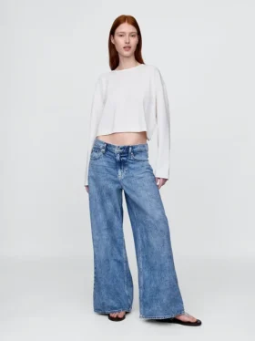 Lågt sittande, extra baggy Jeans