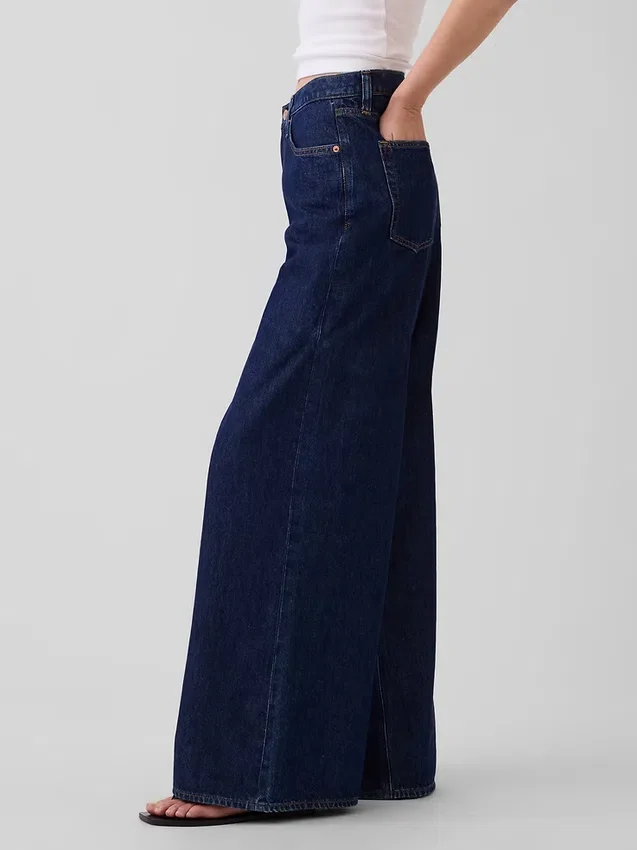 Lågt sittande, extra baggy Jeans