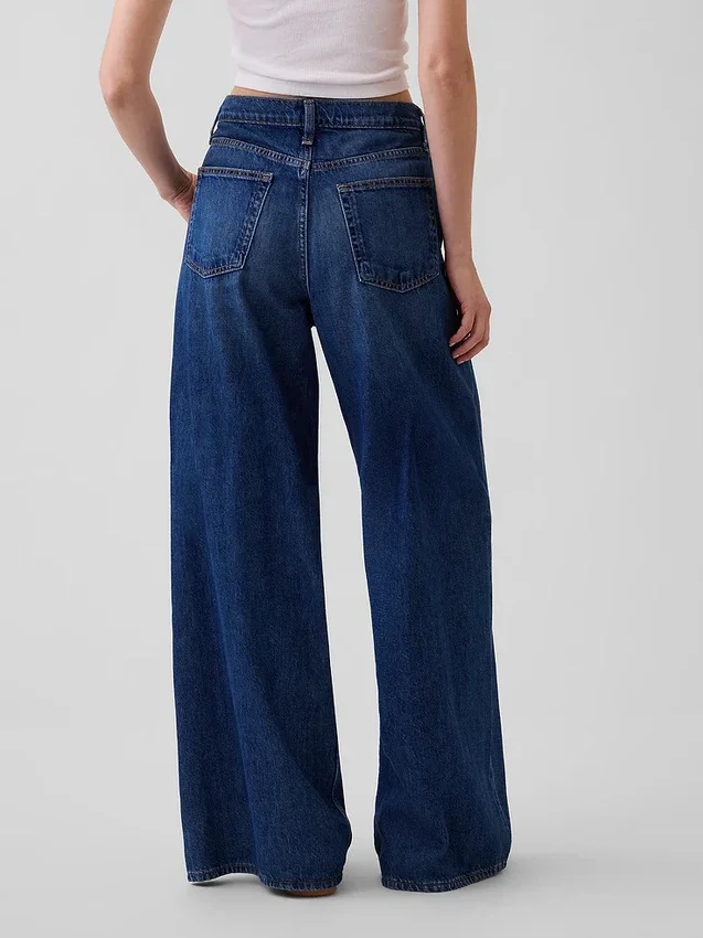 Lågt sittande, extra baggy Jeans