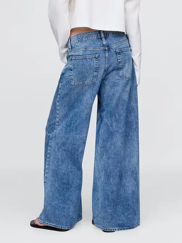 Lågt sittande, extra baggy Jeans
