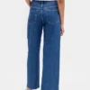 Lågt sittande, ultramjuka, avslappnade cropped-Jeans