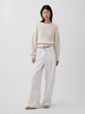 Lågt sittande, ultramjuka, extra baggy Jeans