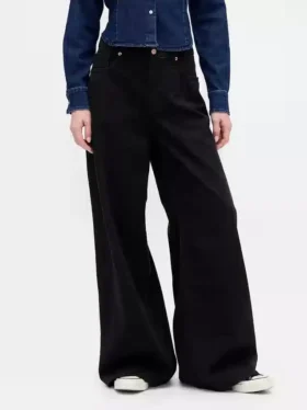 Lågt sittande, ultramjuka, extra baggy Jeans