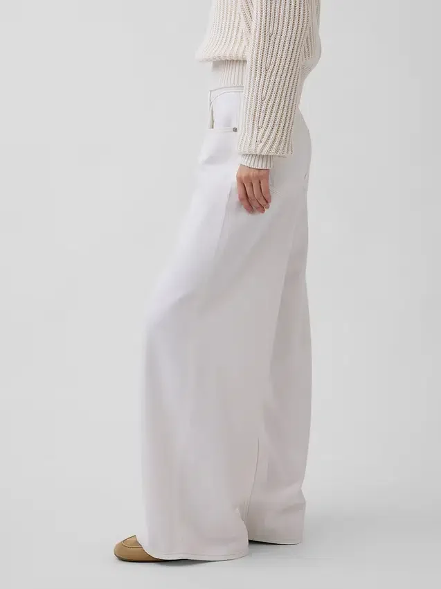 Lågt sittande, ultramjuka, extra baggy Jeans