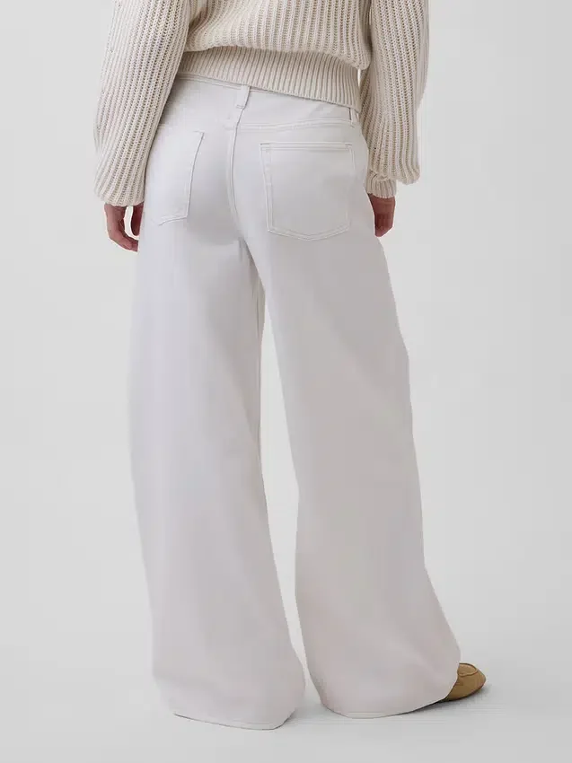 Lågt sittande, ultramjuka, extra baggy Jeans