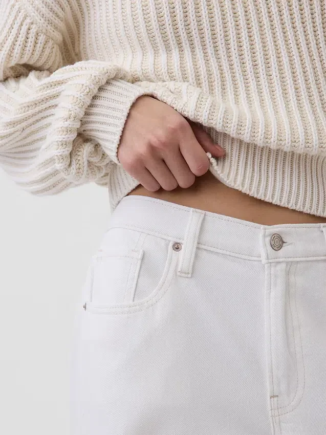 Lågt sittande, ultramjuka, extra baggy Jeans