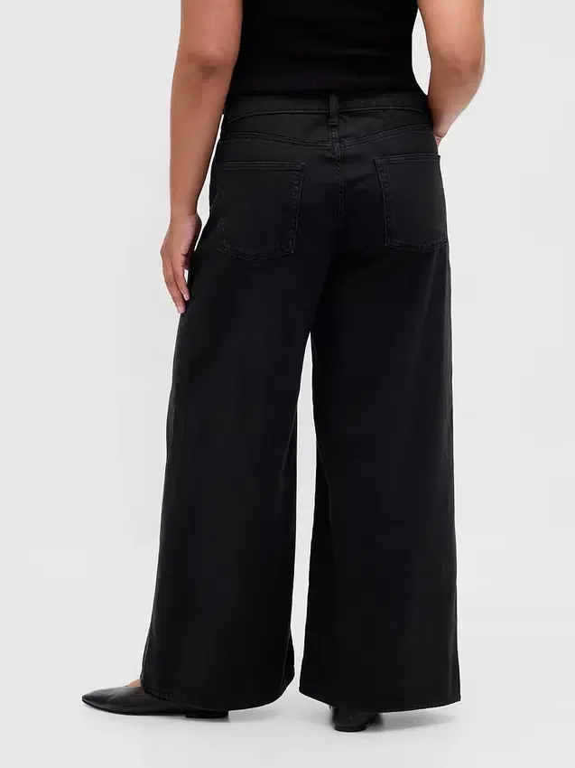 Lågt sittande, ultramjuka, extra baggy Jeans