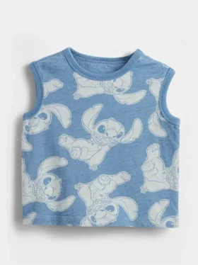 Lilo & Stitch T-shirt utan ärmar med tryck för Baby & Småbarn