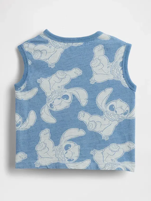Lilo & Stitch T-shirt utan ärmar med tryck för Baby & Småbarn