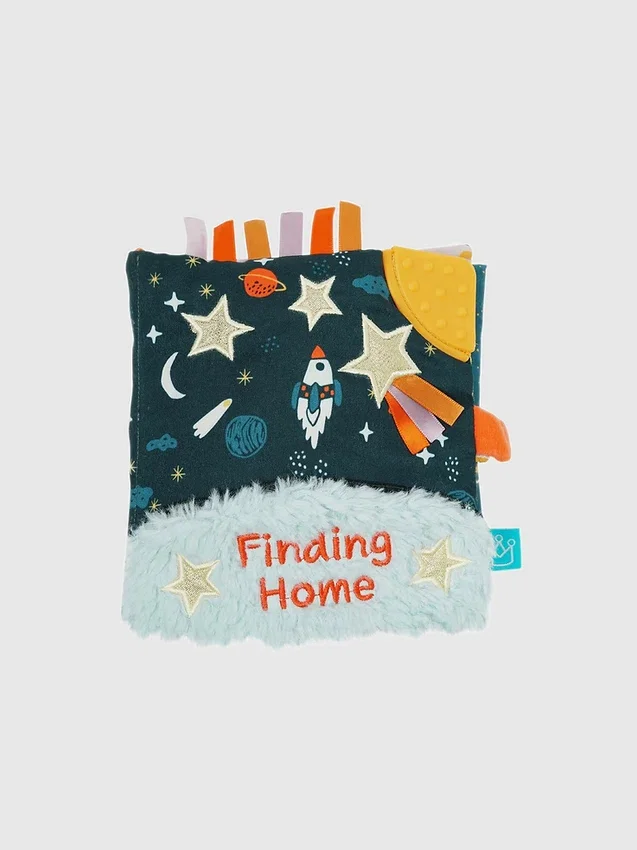Little Rocket Finds Home – mjuk aktivitetsbok med knastrande sidor