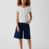 Långmodiga jeansshorts med låg midja för barn