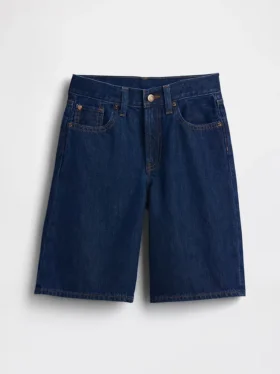 Långmodiga jeansshorts med låg midja för barn