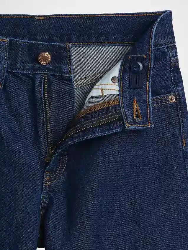 Långmodiga jeansshorts med låg midja för barn