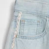 Långmodiga jeansshorts med låg midja för barn