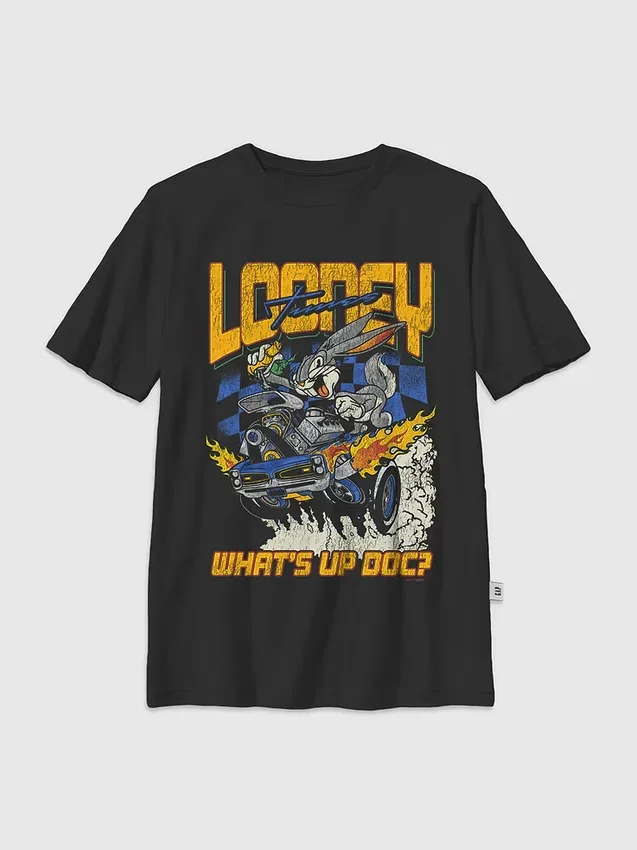Looney Tunes-T-shirt för barn med kanin-racer-motiv