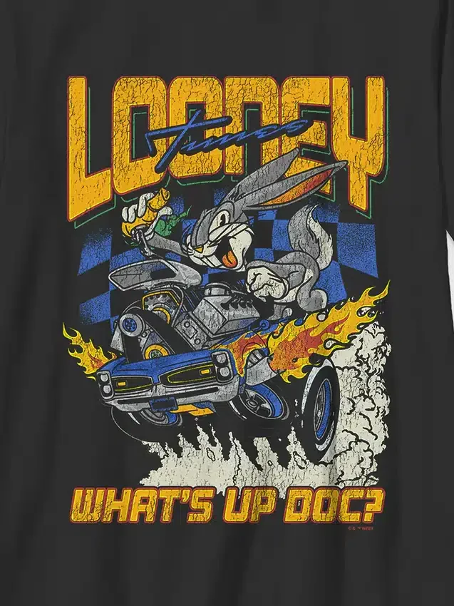 Looney Tunes-T-shirt för barn med kanin-racer-motiv