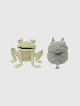 Lorena Canals Set med 2 minikorgar: Fred och Henry