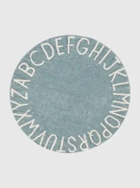 Lorena Canals tvättbar matta Abc Natural Vintage Blue