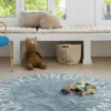 Lorena Canals tvättbar matta Abc Natural Vintage Blue