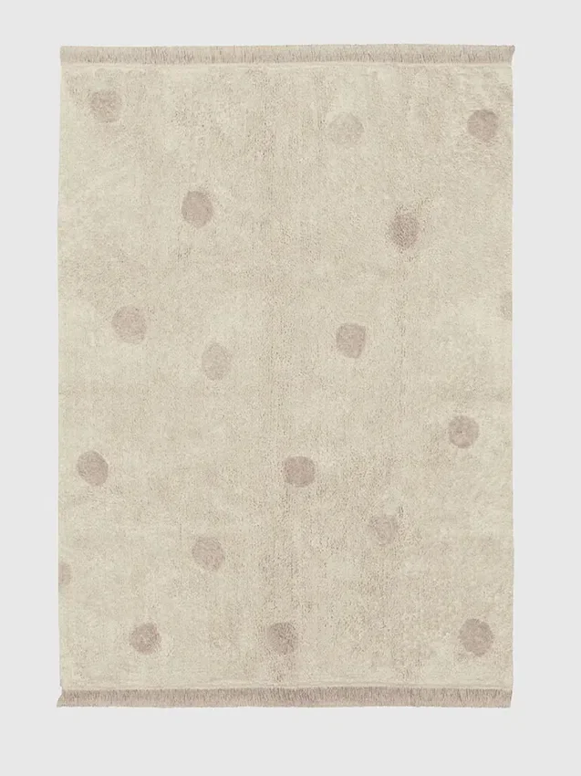 Lorena Canals tvättbar matta Hippy Dots Vintage Nude
