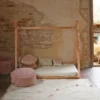 Lorena Canals tvättbar matta Hippy Dots Vintage Nude